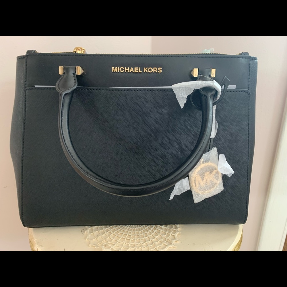 Michael Kors Gibson Lg Satchel Leather